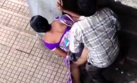 Exotic Amateur Babe Gets Rammed Hard From Behind Outside