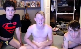 Exciting Webcam Twinks Get Together For A Hot Gay Threesome