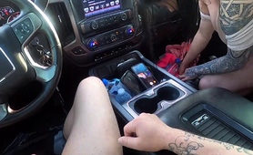 Stacked Brunette Pumped Full Of Cock In The Car Pov Style