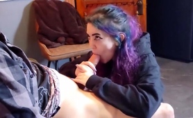 Amateur Teen Showing Off Blowjob And Handjob Abilities